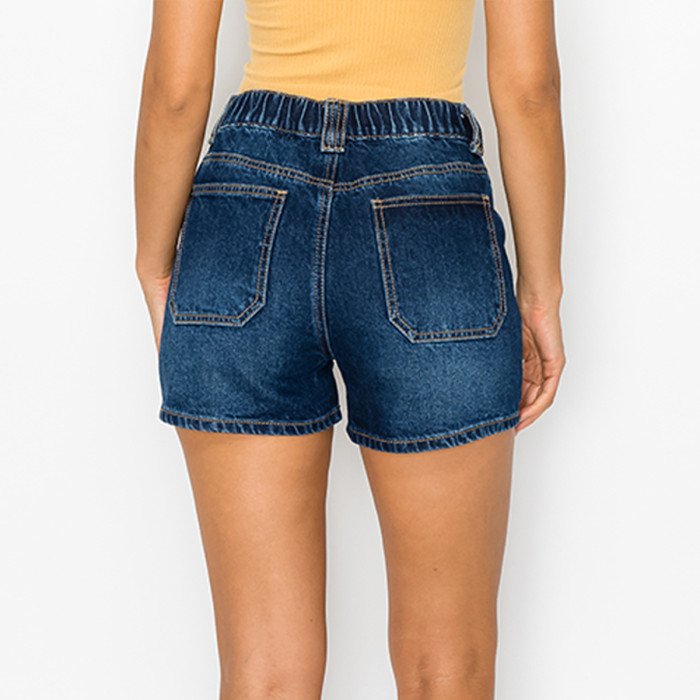 Short de Mezcilla Azul Corto