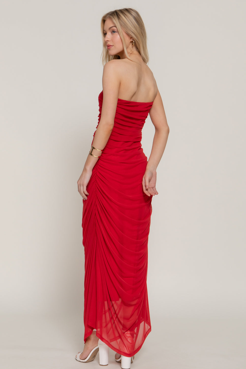 Vestido Rojo Corto para Mujer con Diseño Juvenil