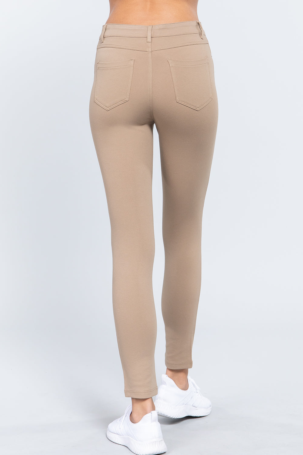Pantalon Legging Ajustados de Tiro Alto