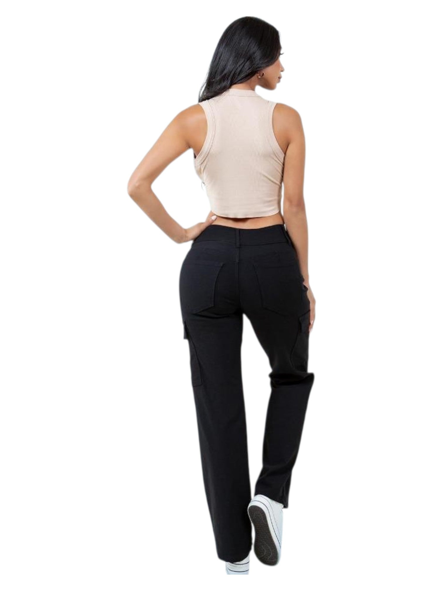 Pantalon Cargo Negro