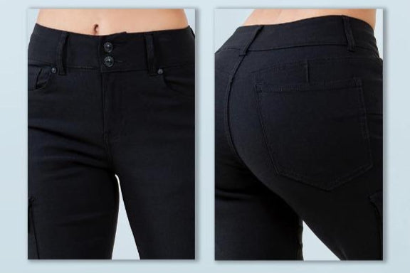 Pantalon Cargo Negro