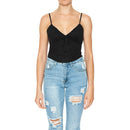 Top con Tirantes Delgados y Lazo Decorativo