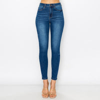 Jeans skinny  tiro alto