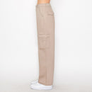 Pantalón cargo  de pierna ancha