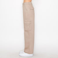 Pantalón cargo  de pierna ancha