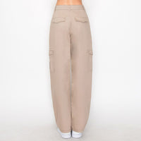 Pantalón cargo  de pierna ancha
