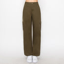 Pantalón cargo  de pierna ancha