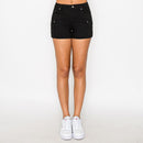 Short Comodo Con Botones Metalicos