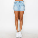 Short Mezcilla Color Desgastado