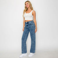 Pantalon de Mezclilla Clasico Color Deslavado