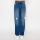 Pantalon de Mezclilla Color Deslavado