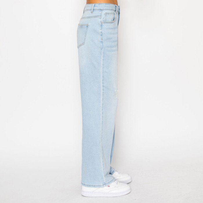 Pantalon de Mezclilla Color Deslavado