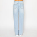 Pantalon de Mezclilla Color Deslavado