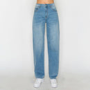 Jeans baggy tiro alto