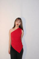 Blusa one shoulder asimétrica