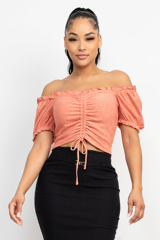 Crop Top Manga Corta