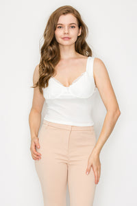 Top Elegante con Encaje