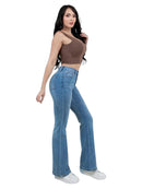 Pantalon Recto de Mezclilla