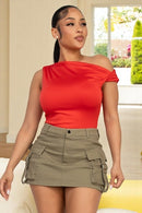 Blusa De Un Solo Hombro