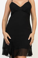 Vestido de Tirantes Finos y Escote V