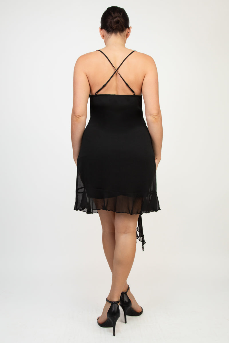 Vestido de Tirantes Finos y Escote V