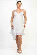 Vestido de Tirantes Finos y Escote V
