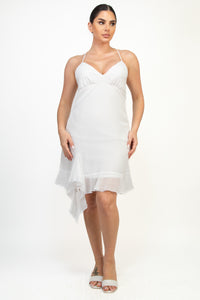 Vestido de Tirantes Finos y Escote V