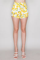 Short estampado limones
