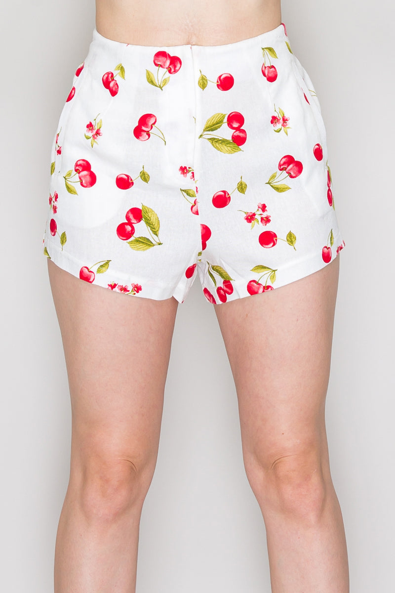 Short estampado cerezas