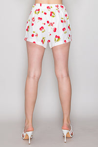 Short estampado cerezas