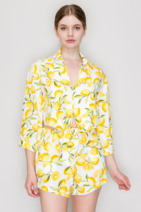Blusa estampada limones