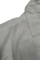 Blusa casual de lino con nudo frontal