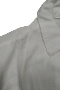Blusa casual de lino con nudo frontal