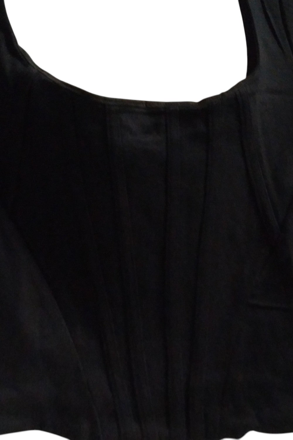 Top crop de manga corta