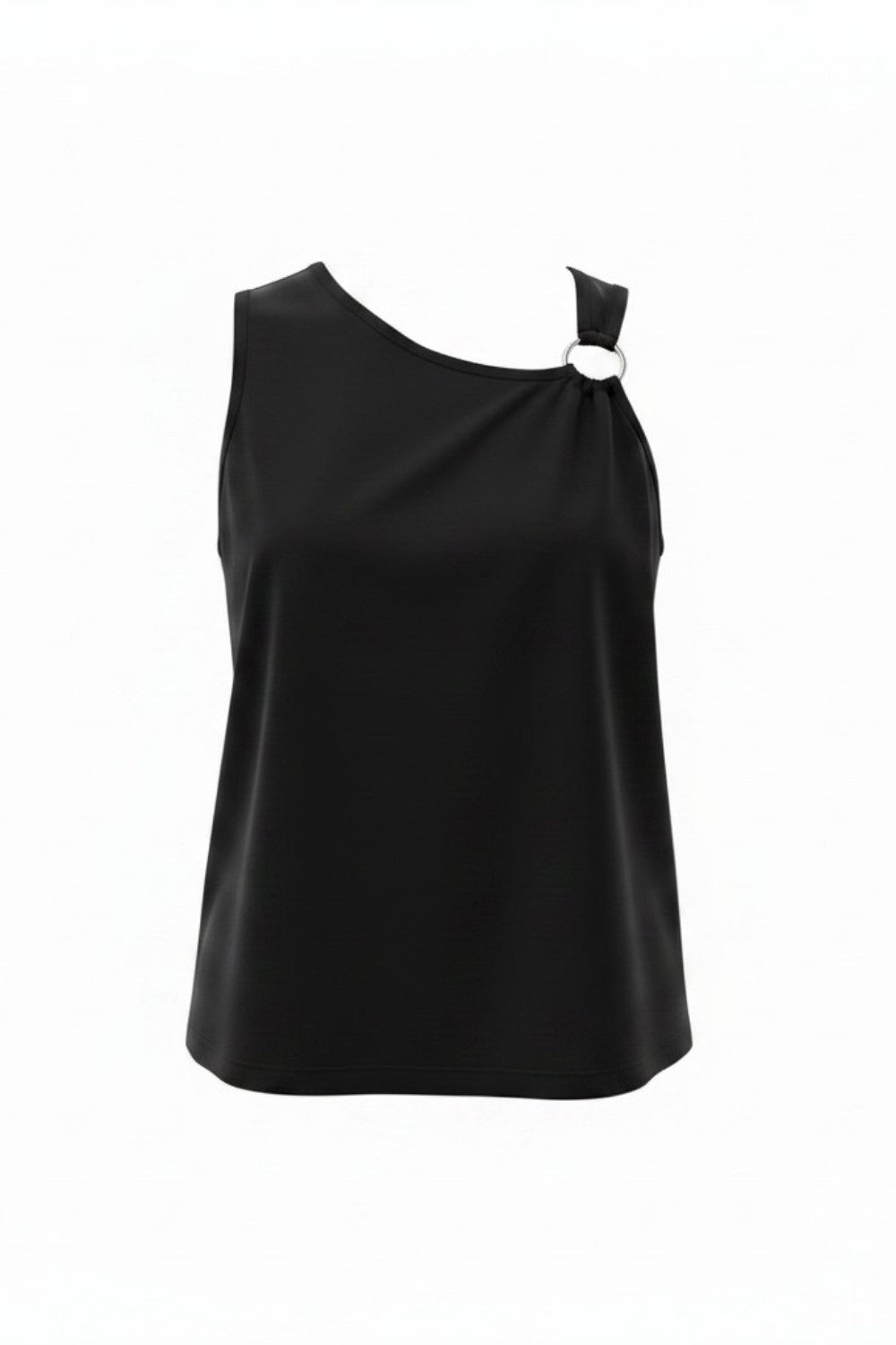 Blusa sin mangas con detalle metálico