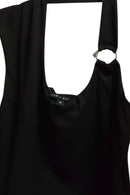 Blusa sin mangas con detalle metálico
