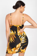 Vestido Negro con Dorado