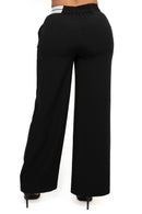 Pantalón amplio con cintura elástica