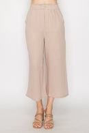 Pantalon Negro Al Tobillo