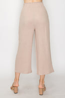 Pantalon Negro Al Tobillo