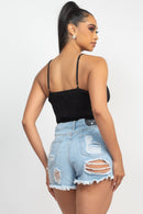 Blusa Negra De Tirantes Delgados