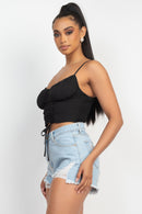 Blusa Negra De Tirantes Delgados