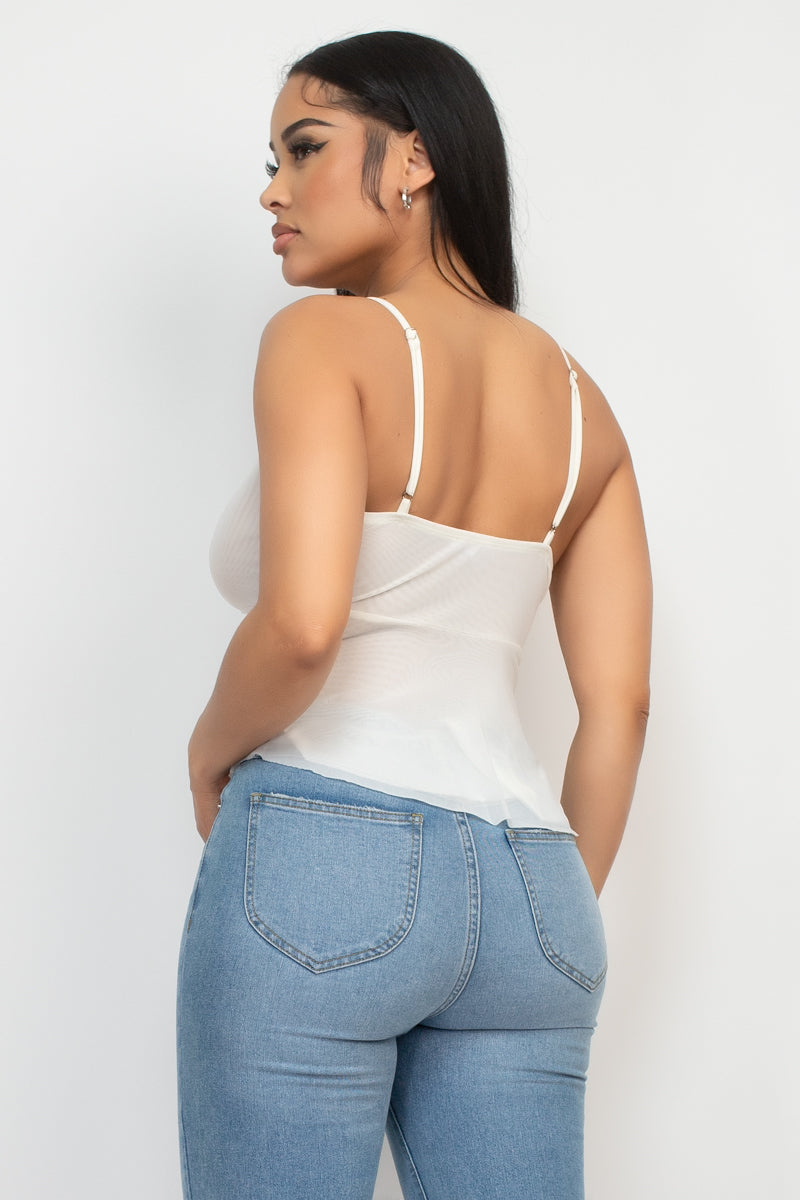 Blusa tirantes fruncida