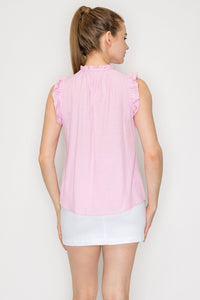 Blusa Sin Mangas con Lazo Ajustable