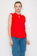 Blusa Sin Mangas con Lazo Ajustable