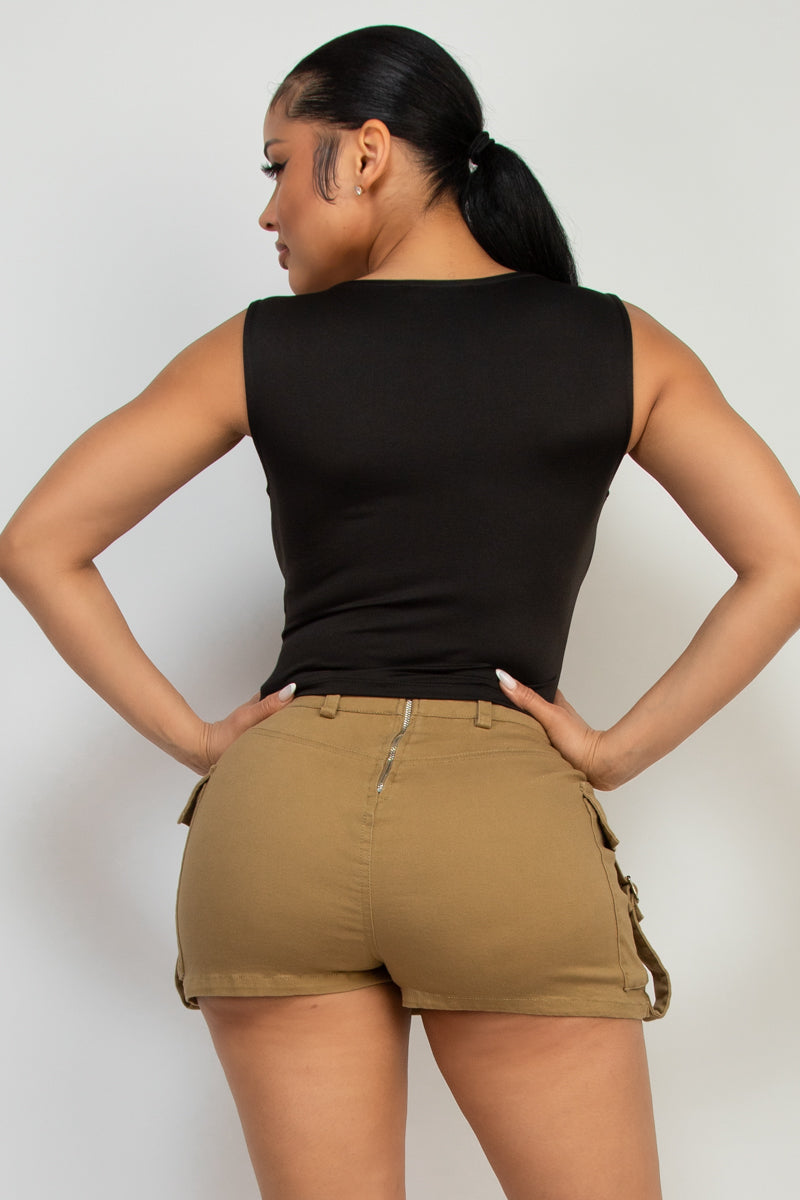 Blusa de tirantes anchos