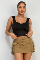 Blusa de tirantes anchos
