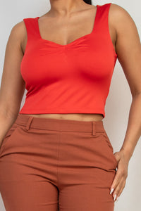 Blusa de tirantes anchos