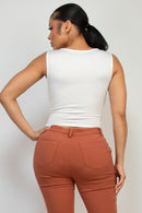 Blusa de tirantes anchos