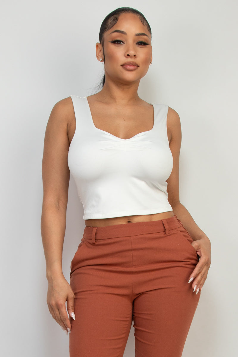 Blusa de tirantes anchos